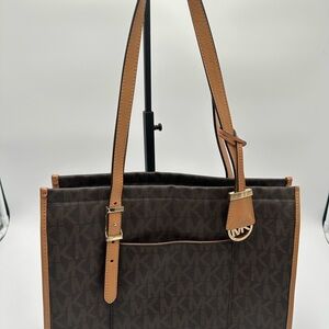 Michael Kors Brown Monogram Tote